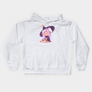 Little witch summon spell Kids Hoodie